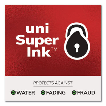 uni-ball® 207 Impact Gel Pen, Retractable, Bold 1 Mm, Red Ink, Black-red Barrel freeshipping - TVN Wholesale